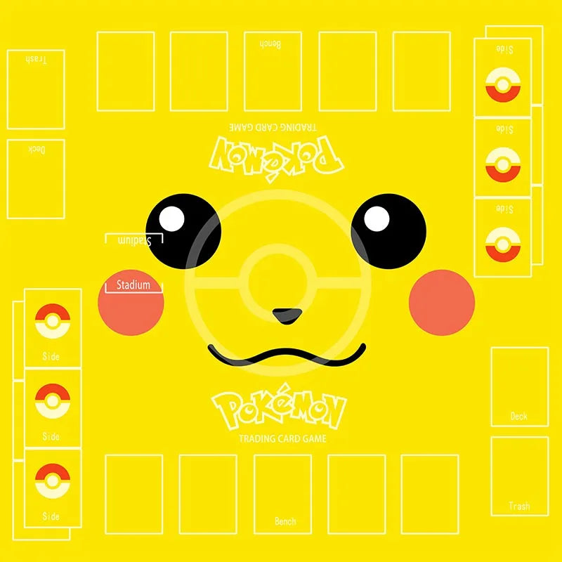 Pokemon Themed 2 Player TCG Playmat