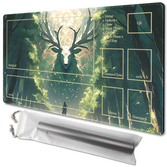 Deer in the woods - MTG Themed TCG Playmat