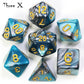 7pcs Premium Polyhedral Dice Set with Pouch