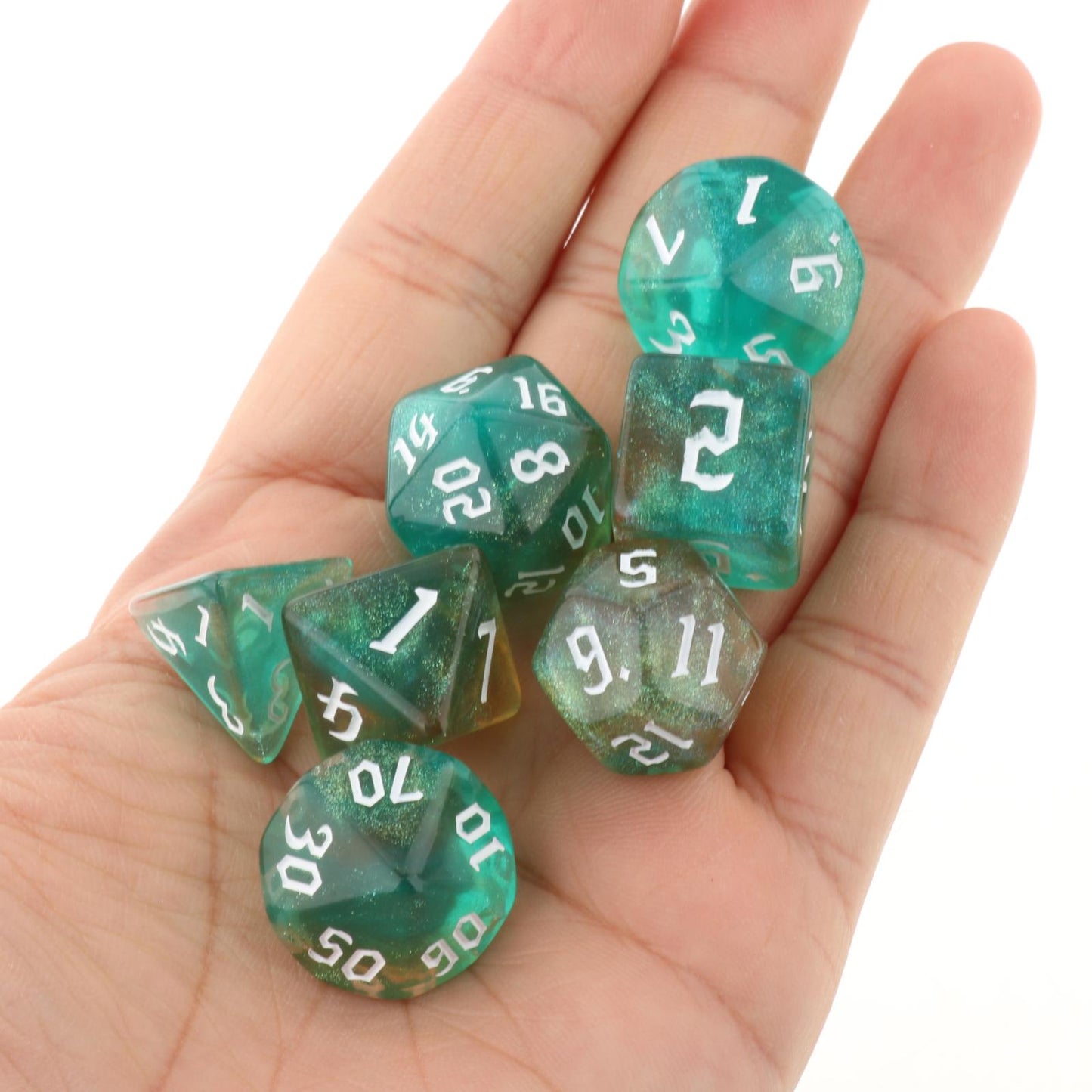 7Pcs Polyhedral Dice (Dungeons & Dragons)