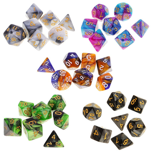 7Pcs Polyhedral Dice (Dungeons & Dragons)