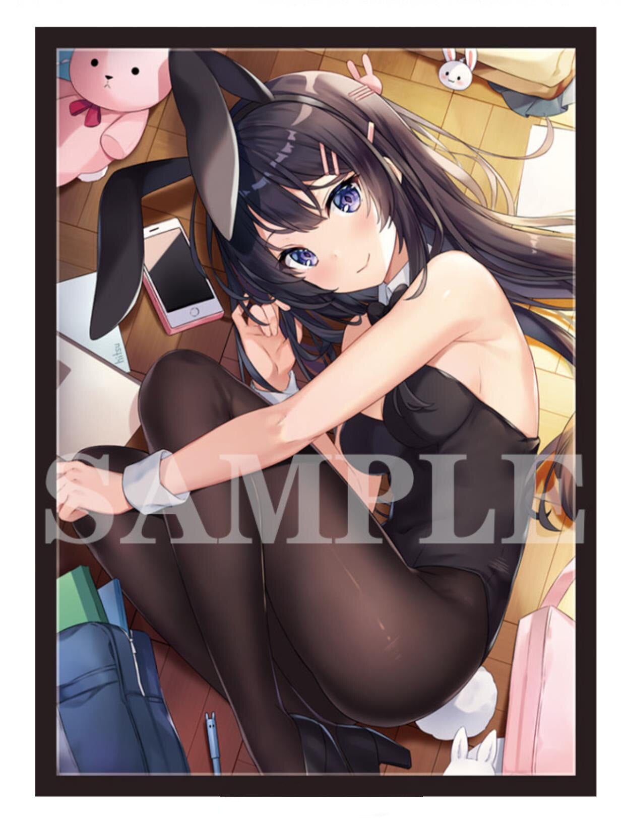 Mai Bunny Girl Anime Card Sleeves Standard Size 67x92mm