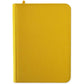 Premium Zip Binder 9 Pocket Trading Card Album Folder - Yellow