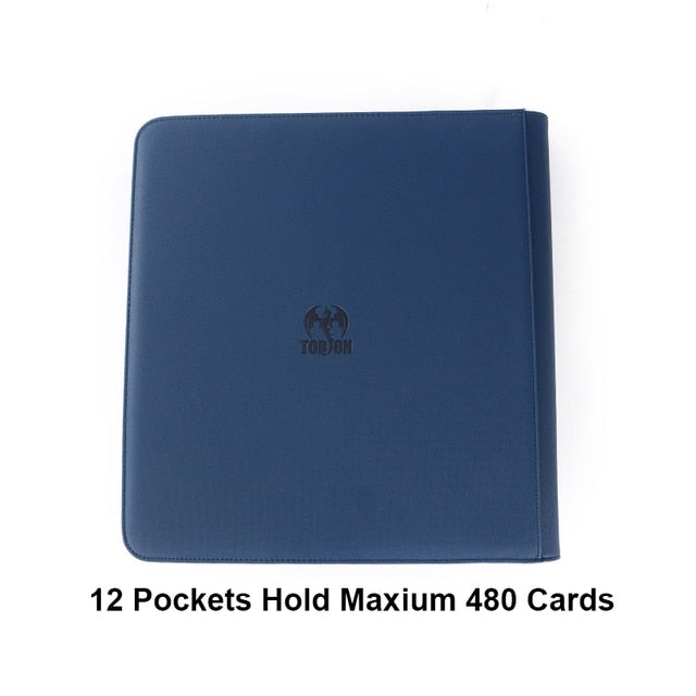 Premium Zip Binder 12 Pocket Trading Card Album Folder